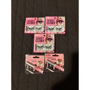 Kiss Scary Clown‎ Halloween Limited Edition False Eyelashes with Glue